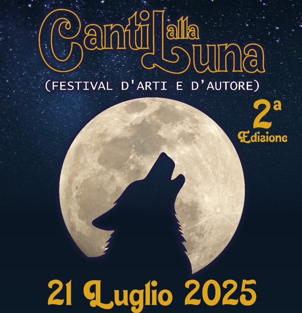 Canti alla Luna - Logo sfondo stellato