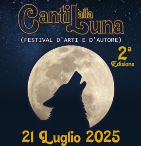 Canti alla Luna - Logo sfondo stellato