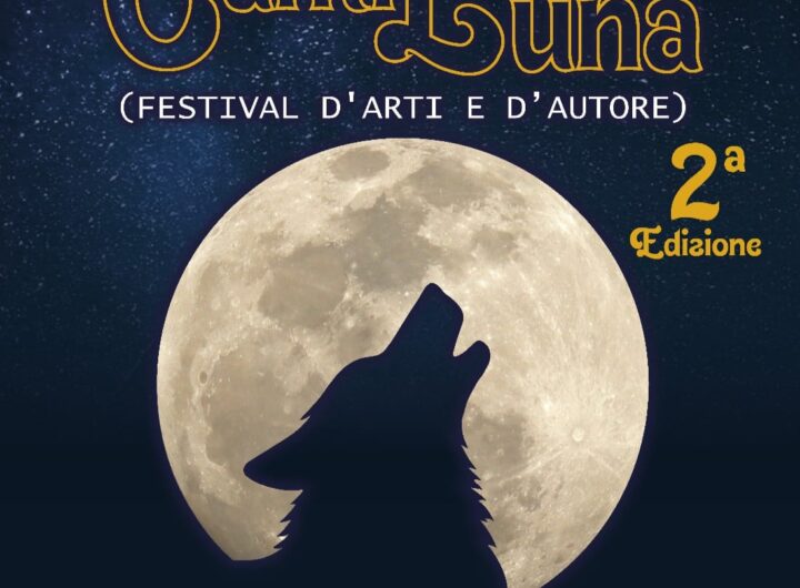 Canti alla Luna - Logo sfondo stellato